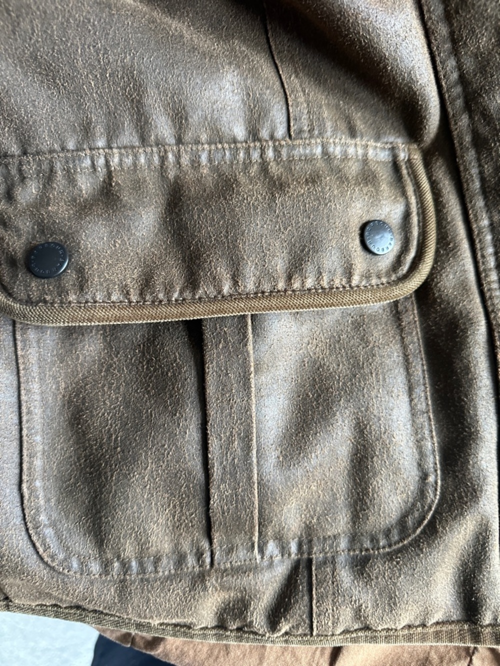 Like New Barbour Brown Button Jacket 10 - Picture 6 of 7